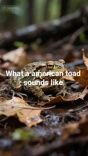 What a american toad sounds like #toad #americantoad #animalsounds