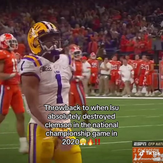 LSU vs Clemson National Championship Highlights