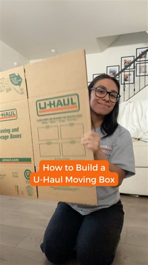 3.9K views · 18 reactions | Building a U-Haul moving box is easier than baking a cake  #UHaul #UHaulBoxes #MovingBoxes #MovingSupplies | U-Haul | Facebook