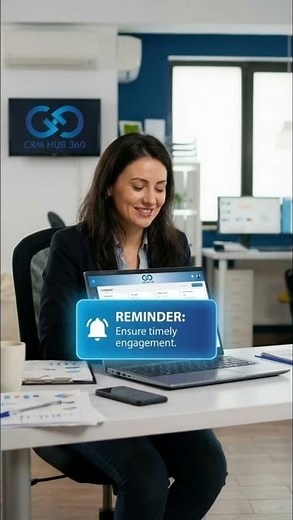 Say bye to manual follow ups #crmhub360 #customerrelationshipmanagement #crmsoftware