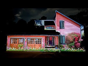 Luxedo Springtime House Projection