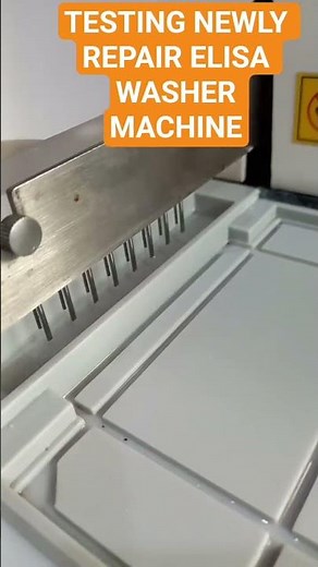 TESTING NEWLY REPAIR ELISA WASHER MACHINE #elisawasher
