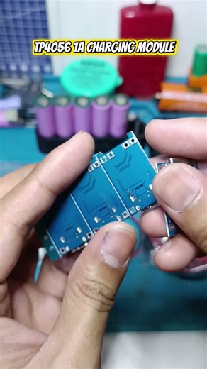 TP4056 1A Charging module for lithium Ion 🔋⚡ Type-C input 🔌🔋😁#battey #charging #module #tp4056
