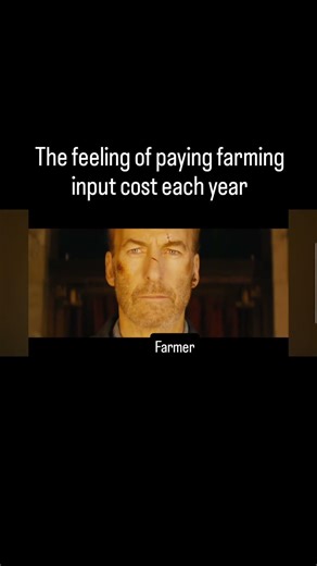The feeling of paying bills as a farmer