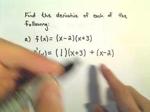 Basic Product Rule Example #1