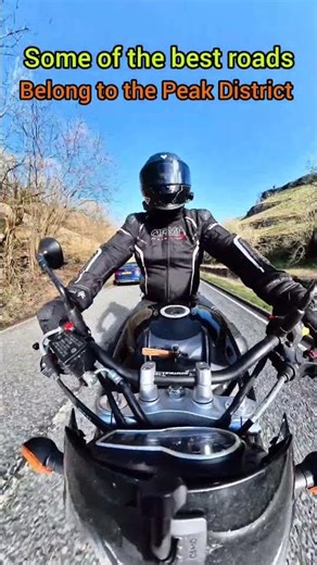 We only ride the best roads #ukroads #biker #bikersofinstagram #motorcycle #insta360x5 #peakdistrict