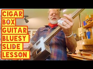 Cigar Box Guitar - Alternate Blues Slide Rhythm Lesson