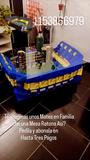 Mesas Ratónas Recicladas para los Fans de Boca Juniors