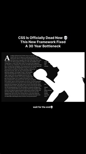 CSS IS OFFICIALLY DEAD