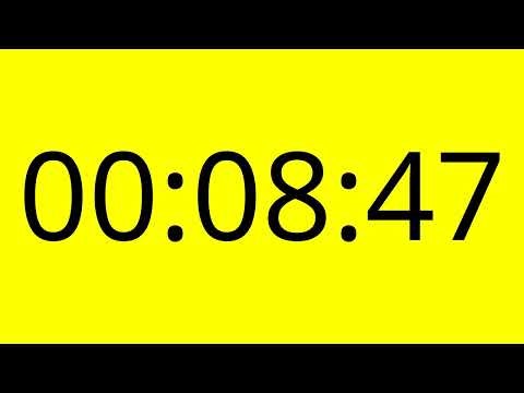 1-hour progressive countdown – Immersive 8K video for concentration