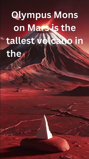 "Mars' Olympus Mons: The Tallest Volcano in the Solar System!"