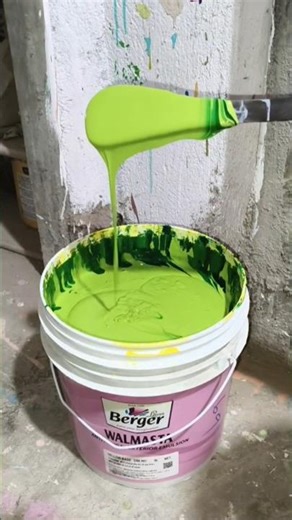 Kiss spring 🌱|exterior wall paint colour mixing|Walmasta 10L #paintmixing #asmrsounds #shorts