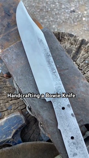 Handcrafting a Bowie Knife - Short of an upcoming Video