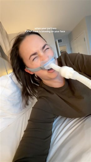 good old CPAP mask vent to the face 😡