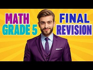 🚨 مراجعة نهائية Math Grade 5 ليلة الامتحان | أسئلة الامتحان المتوقعة 100%