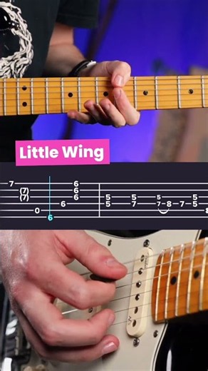 Little Wing - Jimi Hendrix Guitar Lesson with Tabs