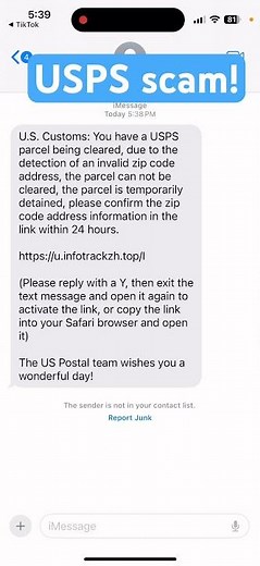 BEWARE of this USPS package scam (US Post Office text scam)