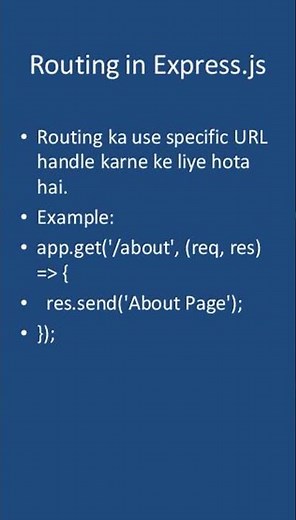 Express.js Tutorial for Beginners in Hindi | Learn Express.js Step by Step