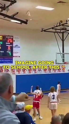 Imagine going to school after hitting this shot 🤣 #basketball #crazy #trickshots #trickshots