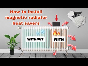 Magnetic Radiator Heat Saver Installation