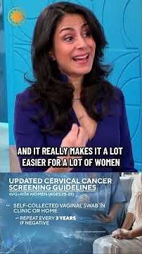 American Cancer Society suggests change that would make cervical cancer screenings easier #shorts