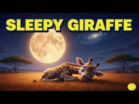 Yawn Yawn Stretch Stretch | Sleepy Giraffe Bedtime Song | Kid Lullaby & Nursery Rhyme | Kiddy Melody