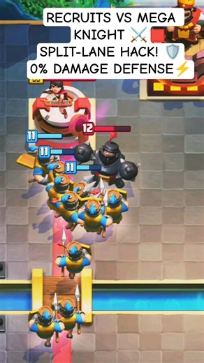 ROYAL RECRUITS VS MEGA KNIGHT: The "Split-Lane" Secret for Season 80! 🛡️⚔️ #Shorts #TcLegends #USA