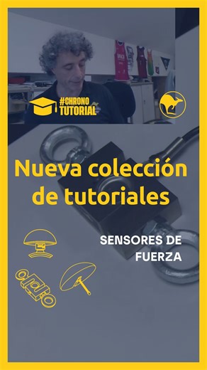 Chronojump Boscosystem on Instagram: "Descripción en español: 🚀 ¡Estrenamos nueva colección de tutoriales “Sensores de Fuerza”! 🚀 Un cronotutorial con Xavier Padullés y Pedro Luis Cosío, desde cero hasta cálculos complejos. Cada lunes en nuestro canal de YouTube: 🔹 P1: Presentación y conexión 🔹 P2: Primera captura y parámetros básicos 🔹 P3: Invertir señales en tracción vs. compresión 🔹 P4: Creación de ejercicios y proyección de masa corporal 🔹 P5: Análisis avanzado de rangos temporales 🔹