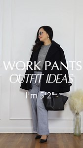 Work Pants Outfit Ideas for a Polished Look. How do you style work pants to create chic and professional outfits? #petitepants #petiteoutfits #styleblogger | Petite Dressing