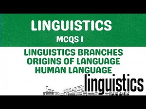 Linguistics MCQS Part 1 | Linguistics Quiz | Origins of Language Theories Quiz | LSA exams
