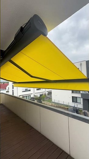 Warema K60 Markise mit Volant-Rollo | Montage durch MRG Geck Sonnenschutz