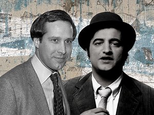 Inside Chevy Chase and John Belushi's feud on SNL
