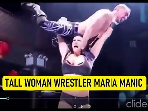 Tall Woman Wrestler Maria Manic Effortlessly Lifts Men & Breaks Stereotypes
