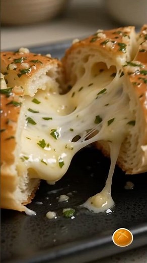 The Cheesiest Garlic Bread You’ll Ever Pull Apart 🧄🧀🤤 #easyrecipes #garlicbread #garlictoast #fyp