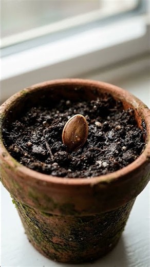 Watch a Single Seed Become a Full Bloom 🌸 (Satisfying Timelapse)
