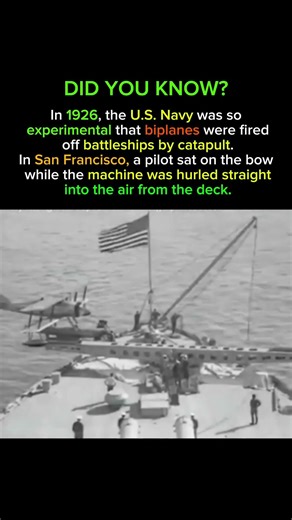 The Navy's Craziest Aviation Experiment (1926) #history #shorts