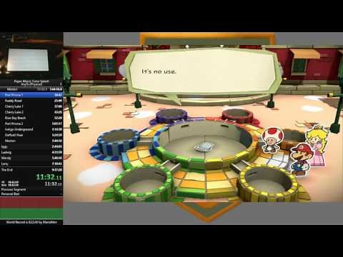Paper Mario: Color Splash Any% Speedrun PB - 9:03:03