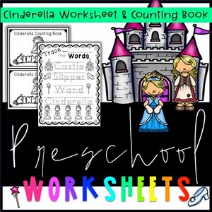 Cinderella Worksheets   Counting Book