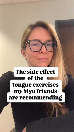 Ok being a little silly 😉 but you can see how tongue position changes even your profile…so imagine how strengthening those muscles can change your posture and breathing habits. 😮‍💨 👄Oral facial myology is a fairly new field of study but evidence does suggest therapy can improve parameters like: ✅ Apnea-hypopnea index (AHI) ✅ Average oxygen saturation ✅ Quality of life It’s a good addition to surgery or orthodontics for obstructive sleep apnea (although is rarely effective alone as treatment)