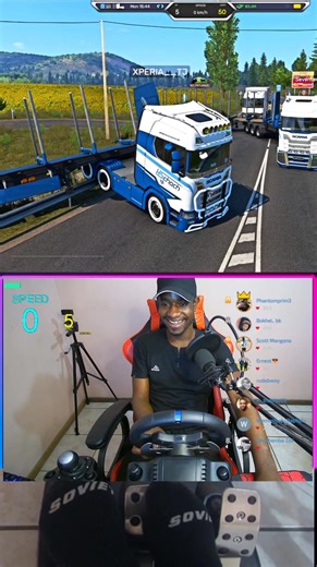 Rookie Driver on a Double Trailer Took the turn too early | ETS 2 Truck Simulator Game Video Games Gameplay #reelsvideo #gaming #ETS2 #trendingpost | ZW Gamer