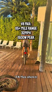 16 reactions | Ride solo or bring a passenger, this e-bike is built for both.  Built for two. Powered by 1500 watts. Hit 32mph and cruise up to 100 miles on a single charge. Fat tires, headlight, blinkers, horn, everything you need, nothing you don’t. Tap in and ride smarter. | RideRevolt | Facebook