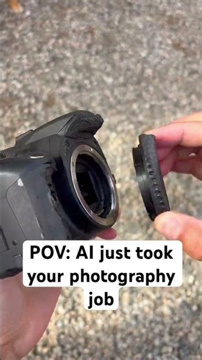 guess I’ll pivot to content creation 💀 #photographer #ai