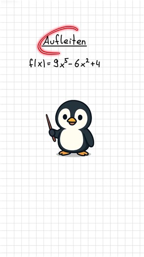 Stammfunktionen bilden durch Aufleiten von ganzrationalen Funktionen #mathe #schule #lernen #stammfunktion #aufleitung
