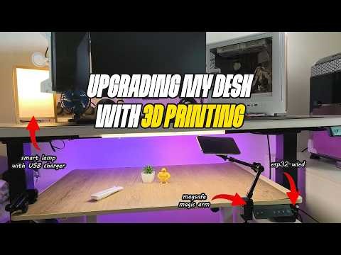 Upgraded My Desk (Again) With 3D Printed Smart Lamp & WLED