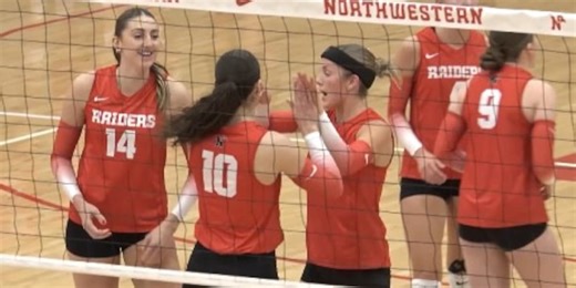 3rd ranked Red Raiders rattle off straight set victory over Dordt