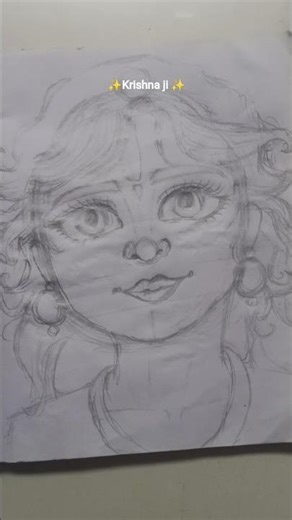 krishna ji drawing step by step ✨🌸#viralshort #tending #krishna