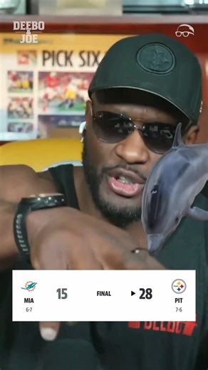 @deeboandjoe on Instagram: "The Steelers took the Dolphins to Sea World. How’d ya’ll like those new tricks they learned? 😂🤣 #DeeboAndJoe #MNF"