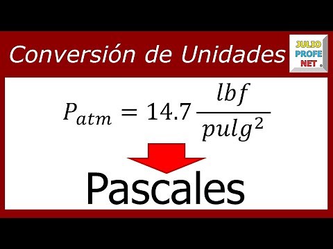 Convert pressure from lbf/in² to Pascals #julioprofe