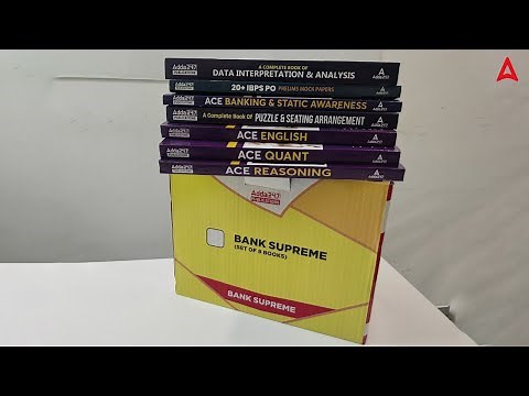 Best Books for Banking Exams 2024 | Bank Supreme Books Box | 8 Books | All Subjects