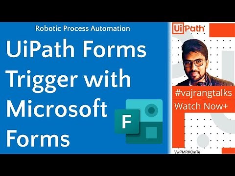 UiPath LIVE Coding : UiPath Forms Trigger with Microsoft Forms | Orchestrator